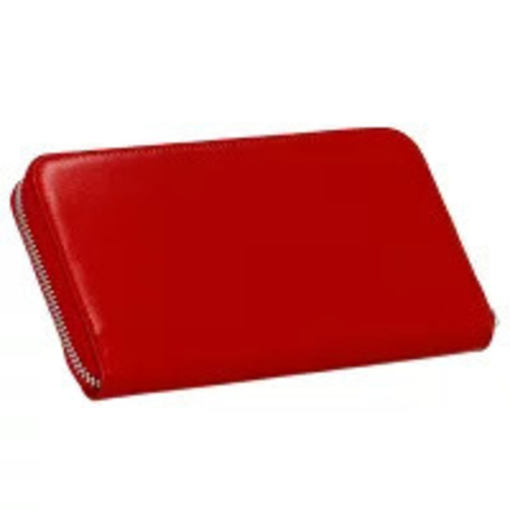 Salvatore Ferragamo Long Wallet ITALY FLARD Red